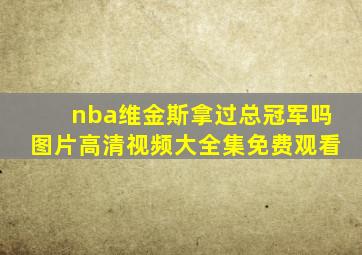 nba维金斯拿过总冠军吗图片高清视频大全集免费观看