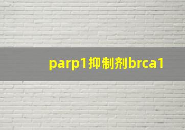 parp1抑制剂brca1