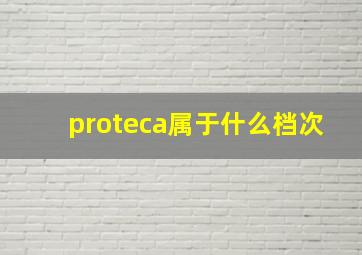 proteca属于什么档次