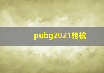 pubg2021枪械