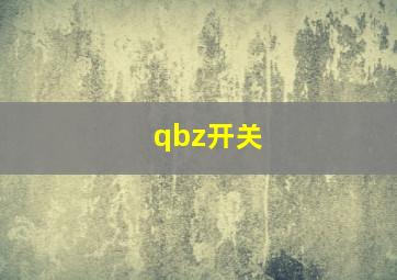 qbz开关