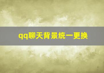 qq聊天背景统一更换