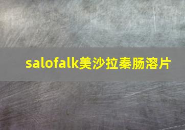 salofalk美沙拉秦肠溶片