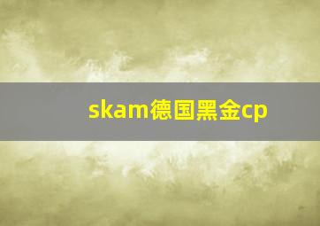 skam德国黑金cp