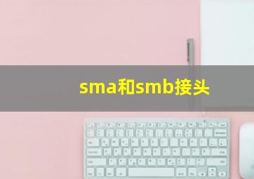 sma和smb接头