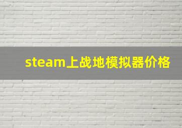 steam上战地模拟器价格