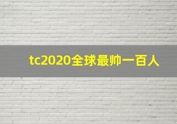 tc2020全球最帅一百人