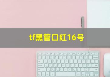 tf黑管口红16号