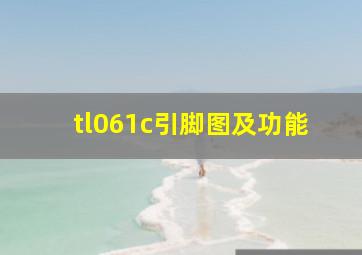 tl061c引脚图及功能