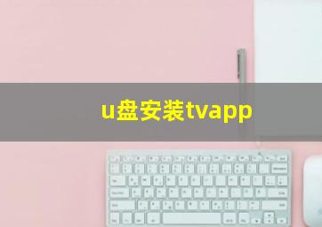 u盘安装tvapp