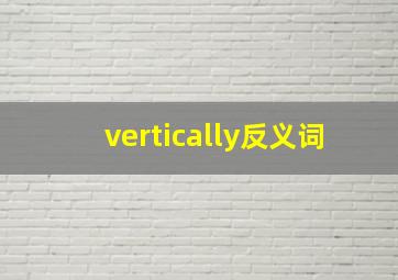 vertically反义词