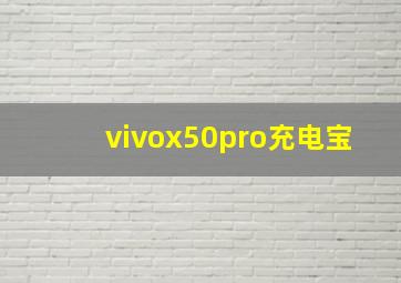 vivox50pro充电宝