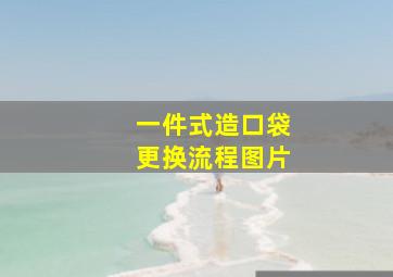 一件式造口袋更换流程图片