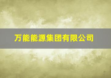 万能能源集团有限公司