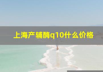 上海产辅酶q10什么价格