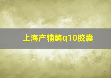 上海产辅酶q10胶囊