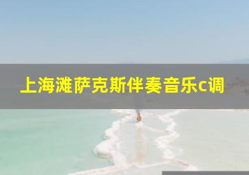 上海滩萨克斯伴奏音乐c调