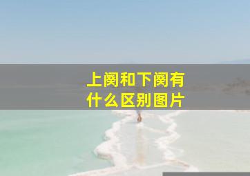 上阕和下阕有什么区别图片