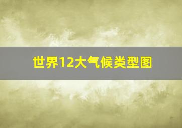 世界12大气候类型图