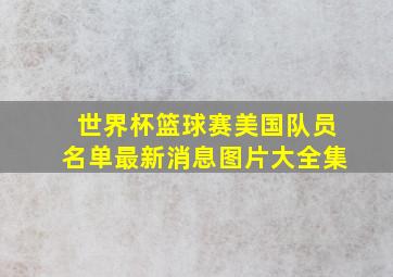 世界杯篮球赛美国队员名单最新消息图片大全集