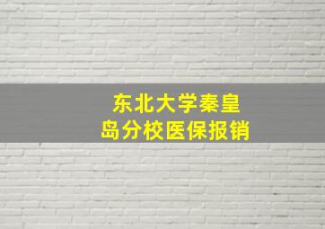 东北大学秦皇岛分校医保报销