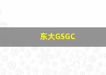 东大GSGC