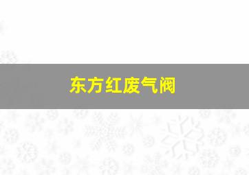 东方红废气阀