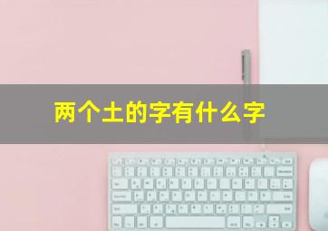 两个土的字有什么字