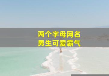 两个字母网名男生可爱霸气