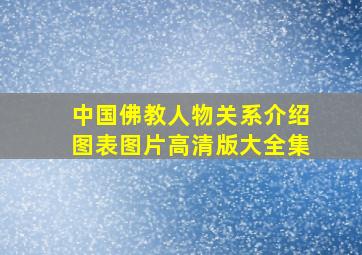 中国佛教人物关系介绍图表图片高清版大全集