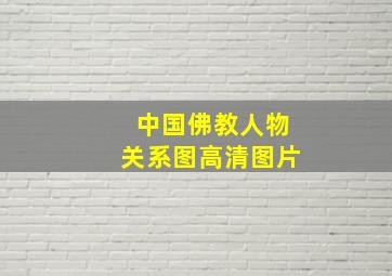 中国佛教人物关系图高清图片