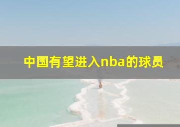 中国有望进入nba的球员