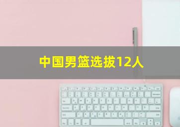 中国男篮选拔12人