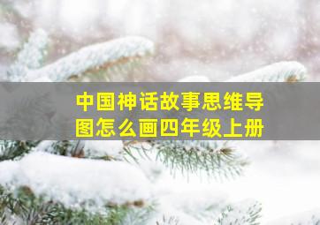 中国神话故事思维导图怎么画四年级上册