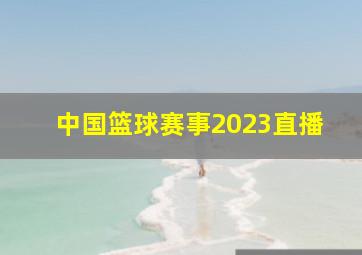 中国篮球赛事2023直播