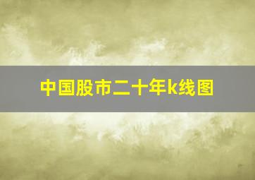 中国股市二十年k线图