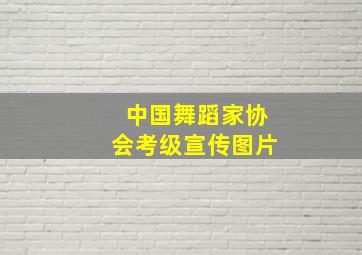 中国舞蹈家协会考级宣传图片