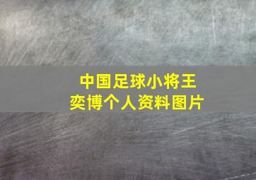 中国足球小将王奕博个人资料图片