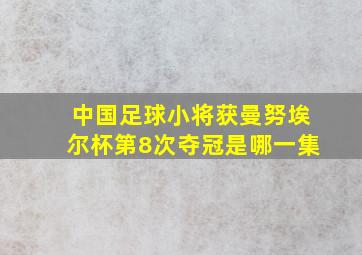 中国足球小将获曼努埃尔杯第8次夺冠是哪一集