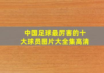 中国足球最厉害的十大球员图片大全集高清