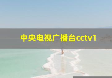 中央电视广播台cctv1