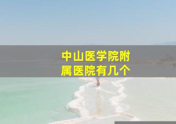 中山医学院附属医院有几个