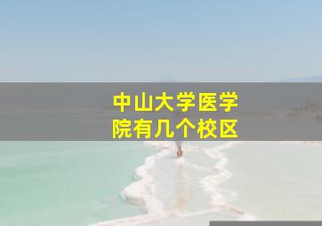 中山大学医学院有几个校区