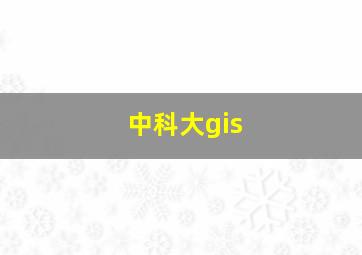 中科大gis