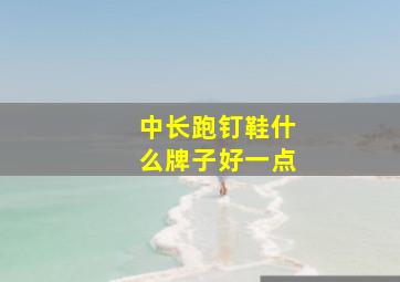 中长跑钉鞋什么牌子好一点