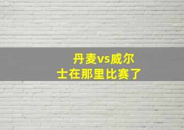 丹麦vs威尔士在那里比赛了