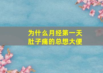 为什么月经第一天肚子痛的总想大便