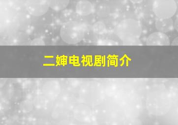 二婶电视剧简介