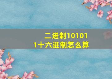 二进制101011十六进制怎么算