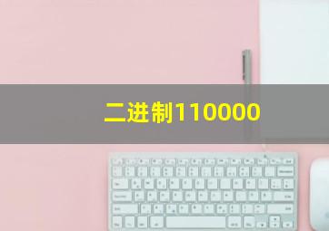 二进制110000